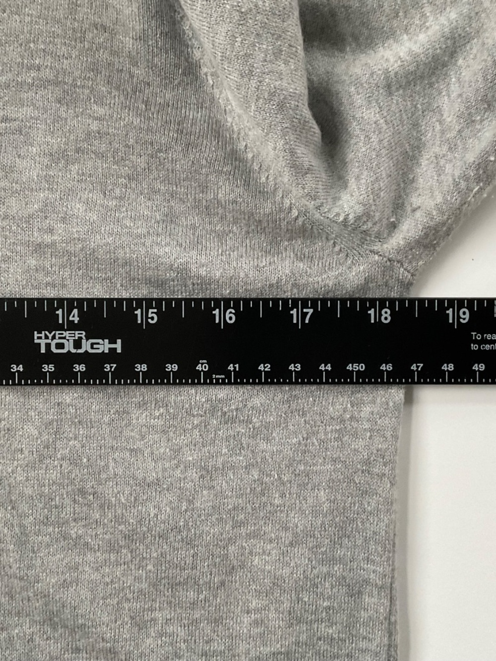 Quince Cashmere Blend Lightweight Crew Sweater Sz L Heather Grey Classic Capsule - Picture 6 of 11